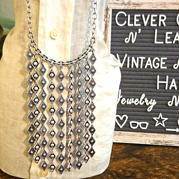 Premier Designs statement necklace multi strand tussle southwestern reversible - Picture 6 of 8